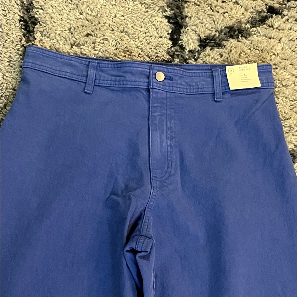 NWT Women's High-Rise Sailor Wide Leg Ankle Jeans - Picture 3 of 6